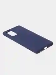 Темно-синий чехол для Samsung S20 FE цветной матовый
