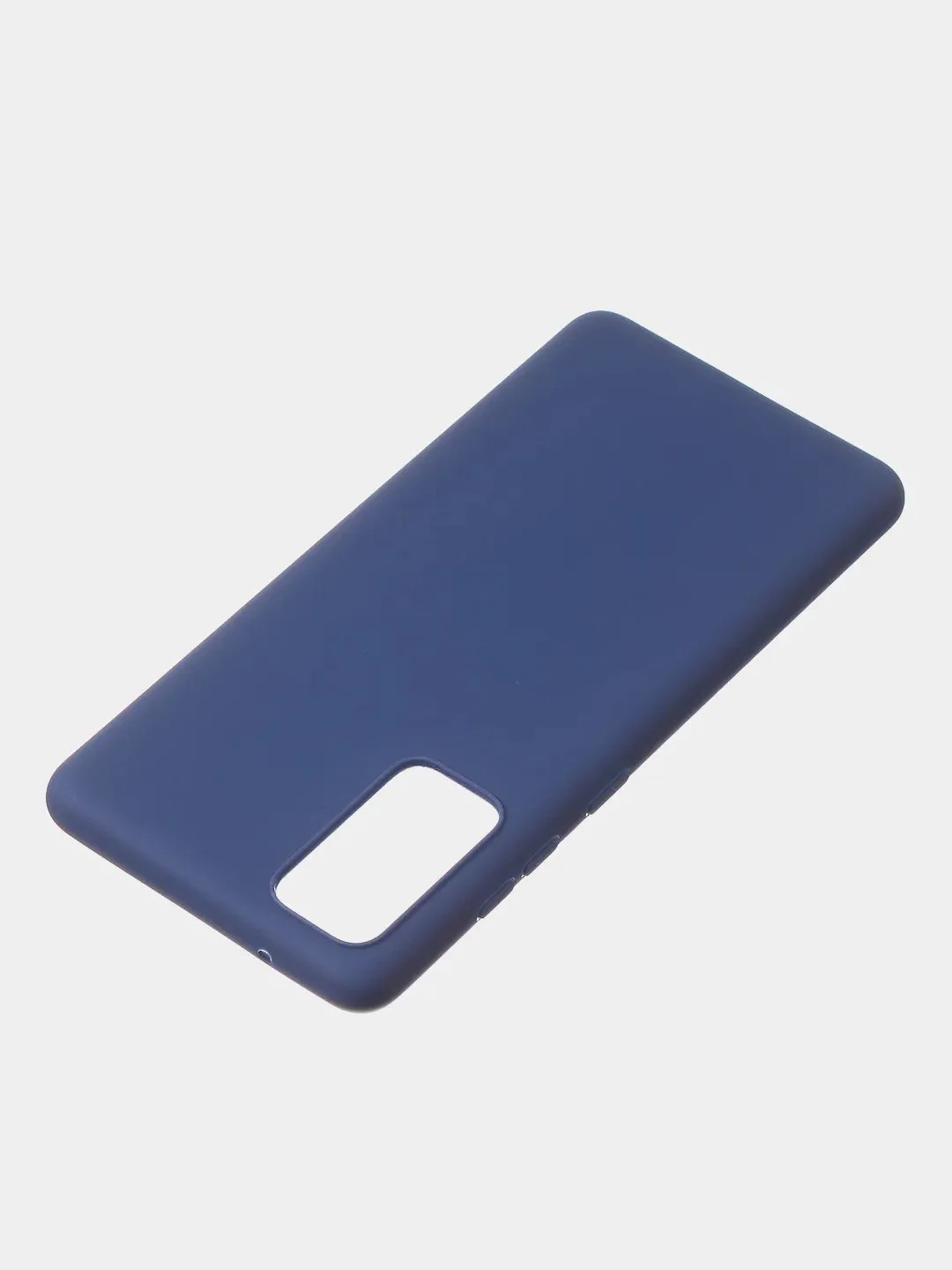Темно-синий чехол для Samsung S20 FE цветной матовый