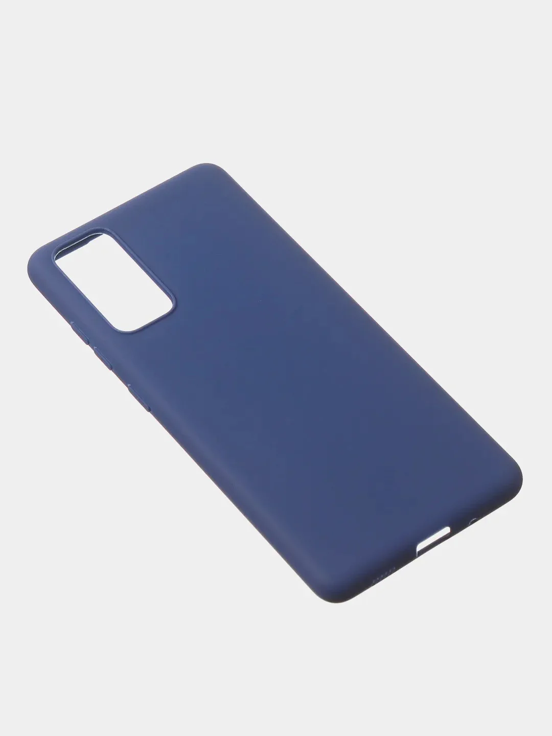 Темно-синий чехол для Samsung S20 FE цветной матовый