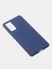 Темно-синий чехол для Samsung S20 FE цветной матовый