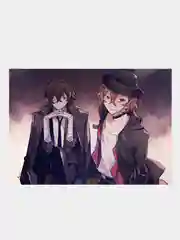 Черный плакат аниме Бродячие псы, Блич, Bungou stray dogs, Bleach