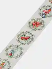 Алый набор наклеек "Новый год"