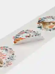 Белый набор наклеек "Новый год"