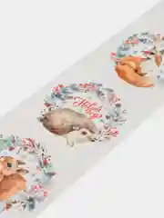 Белый набор наклеек "Новый год"