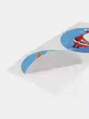 Синий набор наклеек "Новый год"