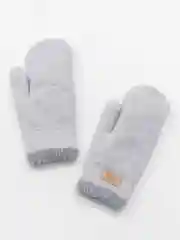 Серый варежки женские зимние теплые, вязаные, с подкладом, HENU FASHION UGC