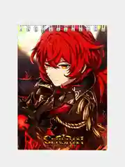 Желтый блокнот Genshin Impact, Геншин Импакт