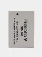 Аккумулятор для фотоаппарата Relato NB-10L для Canon NB-10L