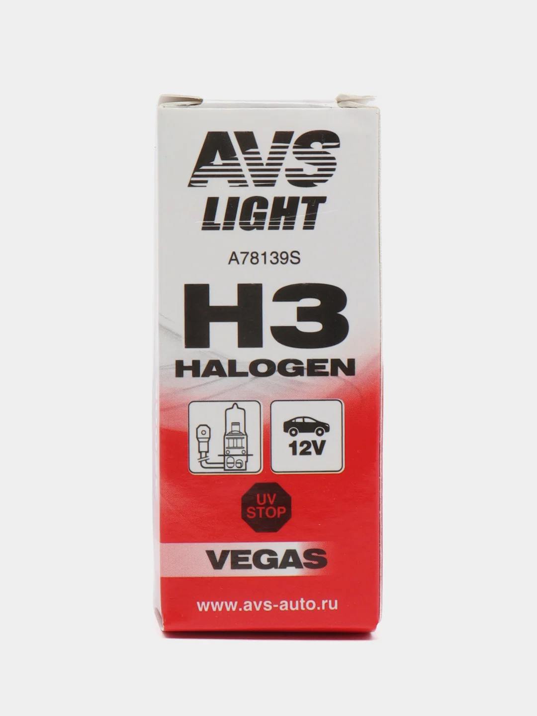 Галогенная лампа AVS Vegas H3.12V.55W, 1 шт