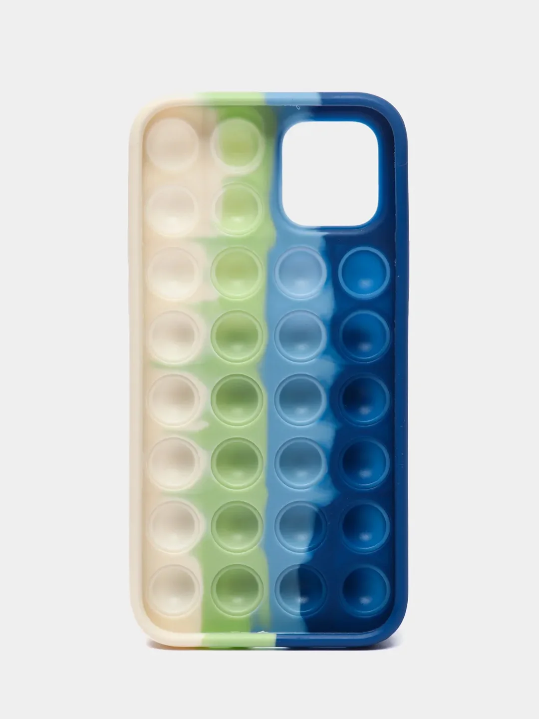 Синий чехол силиконовый для iPhone, Pop it 2 12 Pro 12 Pro Max 11 11 Pro Max 11 Pro X/XS XS Max