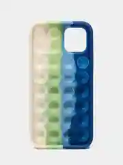 Синий чехол силиконовый для iPhone, Pop it 2 12 Pro 12 Pro Max 11 11 Pro Max 11 Pro X/XS  XS Max