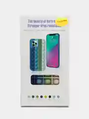 Синий чехол силиконовый для iPhone, Pop it 2 12 Pro 12 Pro Max 11 11 Pro Max 11 Pro X/XS  XS Max