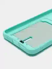 Бирюзовый чехол для Xiaomi Redmi Note 12S (Сяоми Редми Ноут 12С), с карманом для карт