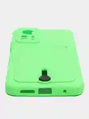 Лайм чехол для Xiaomi Redmi Note 12S (Сяоми Редми Ноут 12С), с карманом для карт