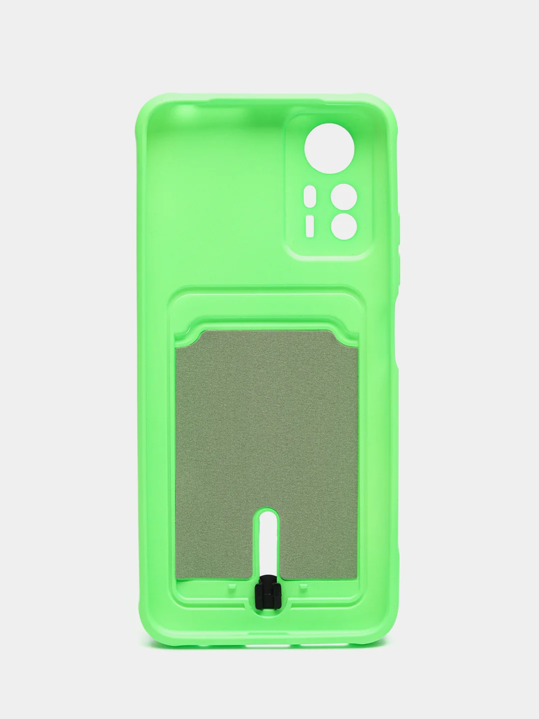 Лайм чехол для Xiaomi Redmi Note 12S (Сяоми Редми Ноут 12С), с карманом для карт