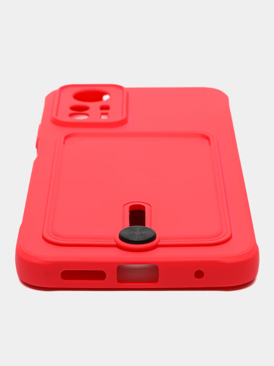 Синий чехол для Xiaomi Redmi Note 12S (Сяоми Редми Ноут 12С), с карманом для карт