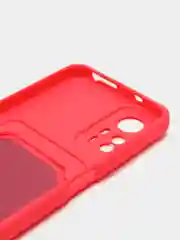 Синий чехол для Xiaomi Redmi Note 12S (Сяоми Редми Ноут 12С), с карманом для карт