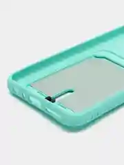 Бирюзовый чехол для Xiaomi Redmi Note 8T (Сяоми Редми Нот 8Т), с карманом для карт