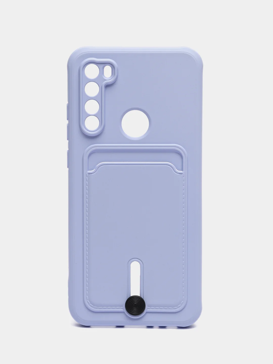 Лавандовый чехол для Xiaomi Redmi Note 8T (Сяоми Редми Нот 8Т), с карманом для карт