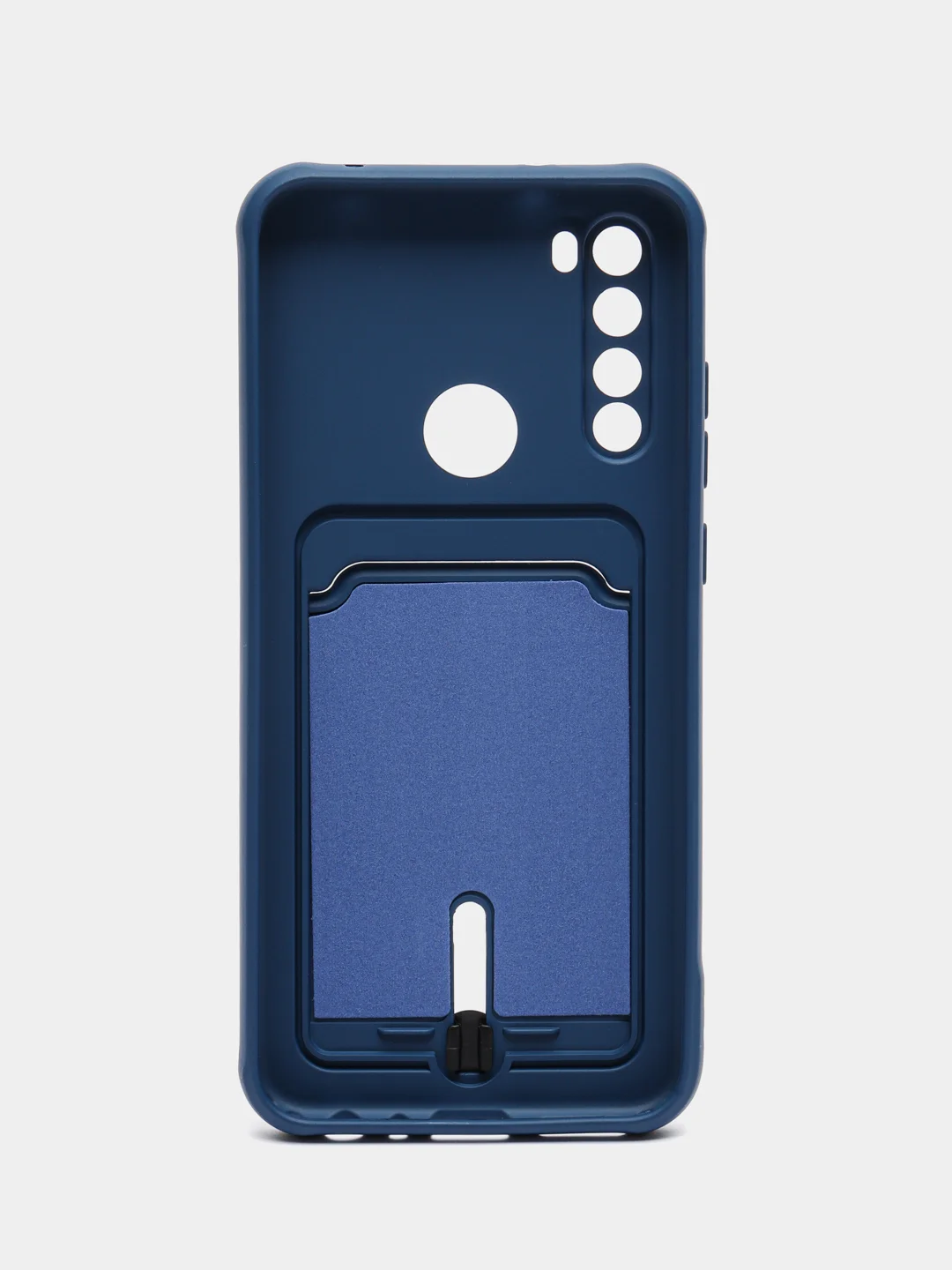 Синий чехол для Xiaomi Redmi Note 8T (Сяоми Редми Нот 8Т), с карманом для карт