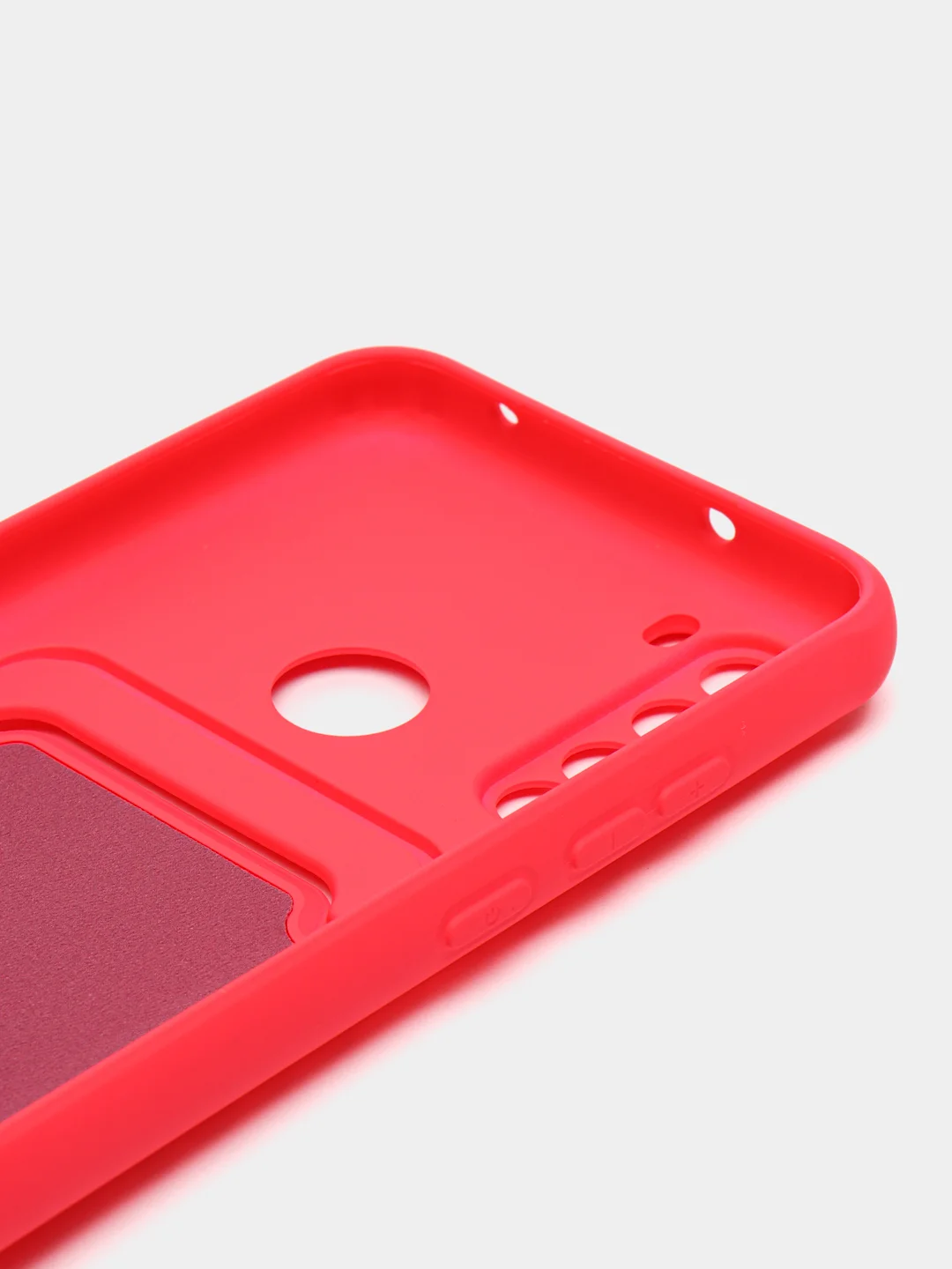 Фуксия чехол для Xiaomi Redmi Note 8T (Сяоми Редми Нот 8Т), с карманом для карт