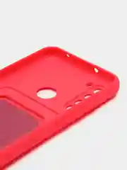 Фуксия чехол для Xiaomi Redmi Note 8T (Сяоми Редми Нот 8Т), с карманом для карт