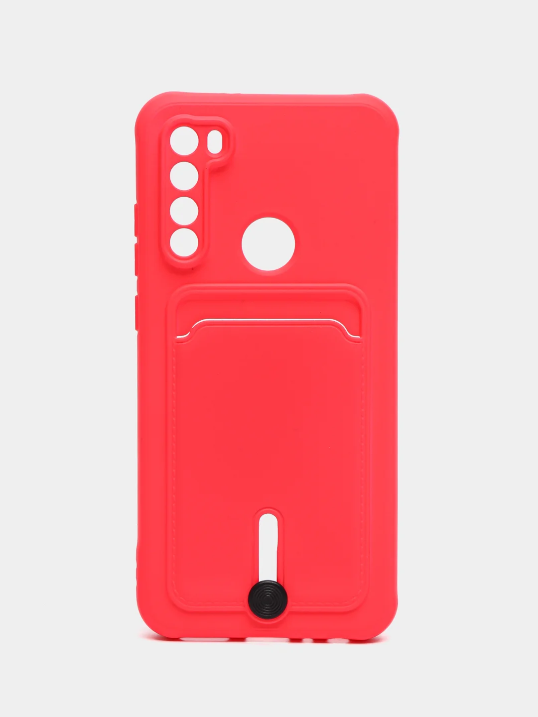Фуксия чехол для Xiaomi Redmi Note 8T (Сяоми Редми Нот 8Т), с карманом для карт