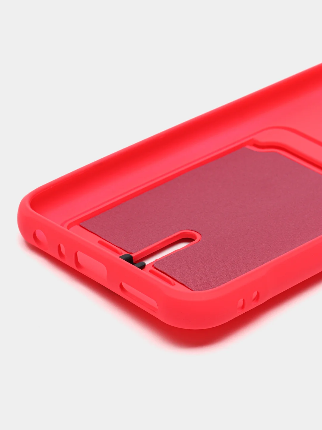 Фуксия чехол для Xiaomi Redmi Note 8T (Сяоми Редми Нот 8Т), с карманом для карт