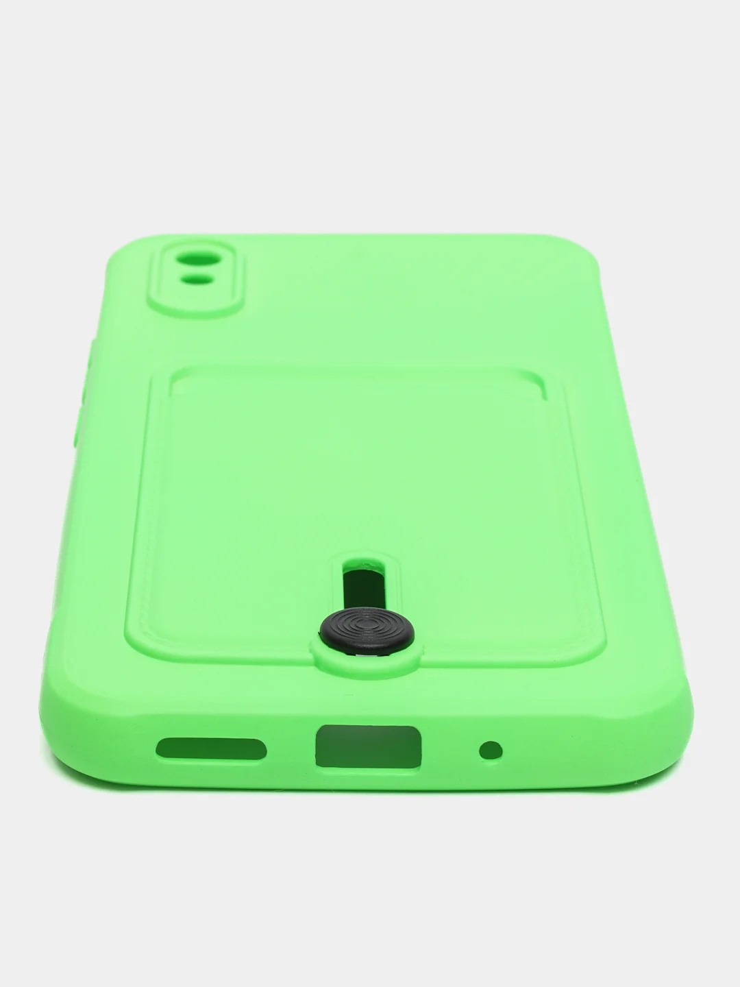 Лайм чехол для Xiaomi Redmi 9A, Сяоми Редми 9А, с карманом для карт