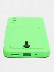 Лайм чехол для Xiaomi Redmi 9A, Сяоми Редми 9А, с карманом для карт