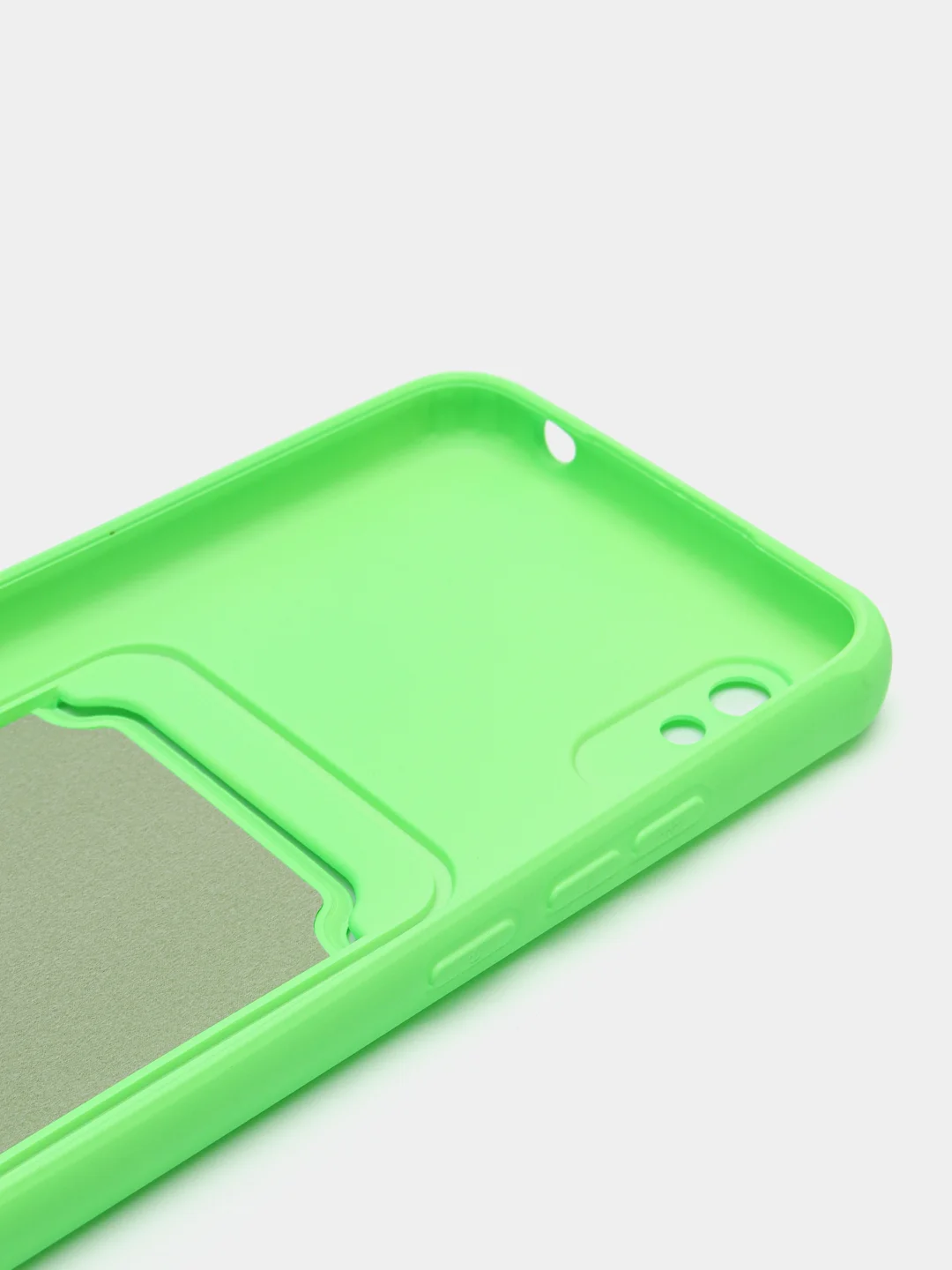 Лайм чехол для Xiaomi Redmi 9A, Сяоми Редми 9А, с карманом для карт