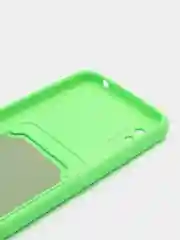 Лайм чехол для Xiaomi Redmi 9A, Сяоми Редми 9А, с карманом для карт