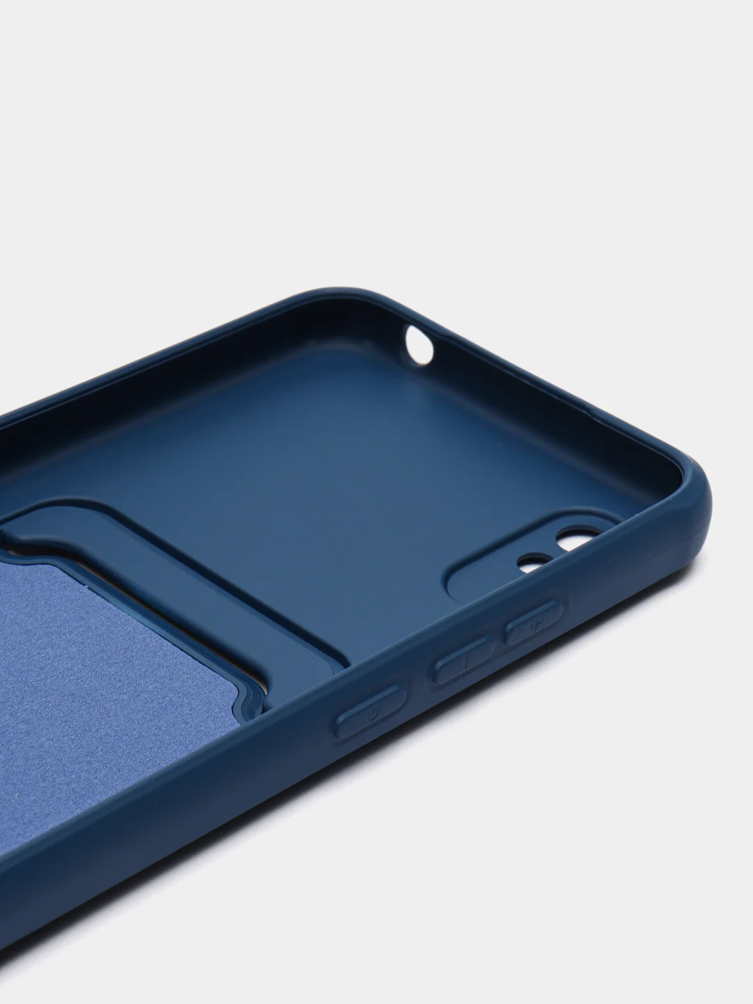 Синий чехол для Xiaomi Redmi 9A, Сяоми Редми 9А, с карманом для карт