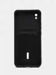 Фуксия чехол для Xiaomi Redmi 9A, Сяоми Редми 9А, с карманом для карт