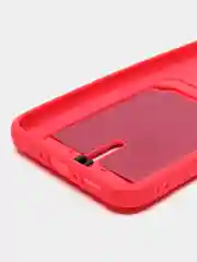 Синий чехол для Samsung Galaxy A34, Самсунг Галакси А34, с карманом для карт