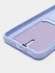 Лавандовый чехол для Samsung Galaxy A54 (Самсунг Галакси А54), с карманом для карт