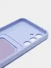Лавандовый чехол для Samsung Galaxy A54 (Самсунг Галакси А54), с карманом для карт