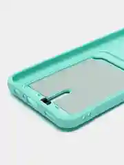 Бирюзовый чехол Honor 10 Lite Huawei P Smart 2019 (Хонор 10 Лайт), с карманом для карт
