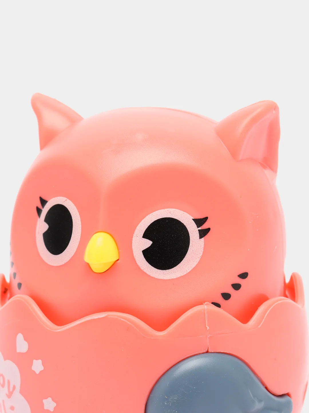 Кораллово-розовый сова детская развивающая заводная игрушка, инерционная