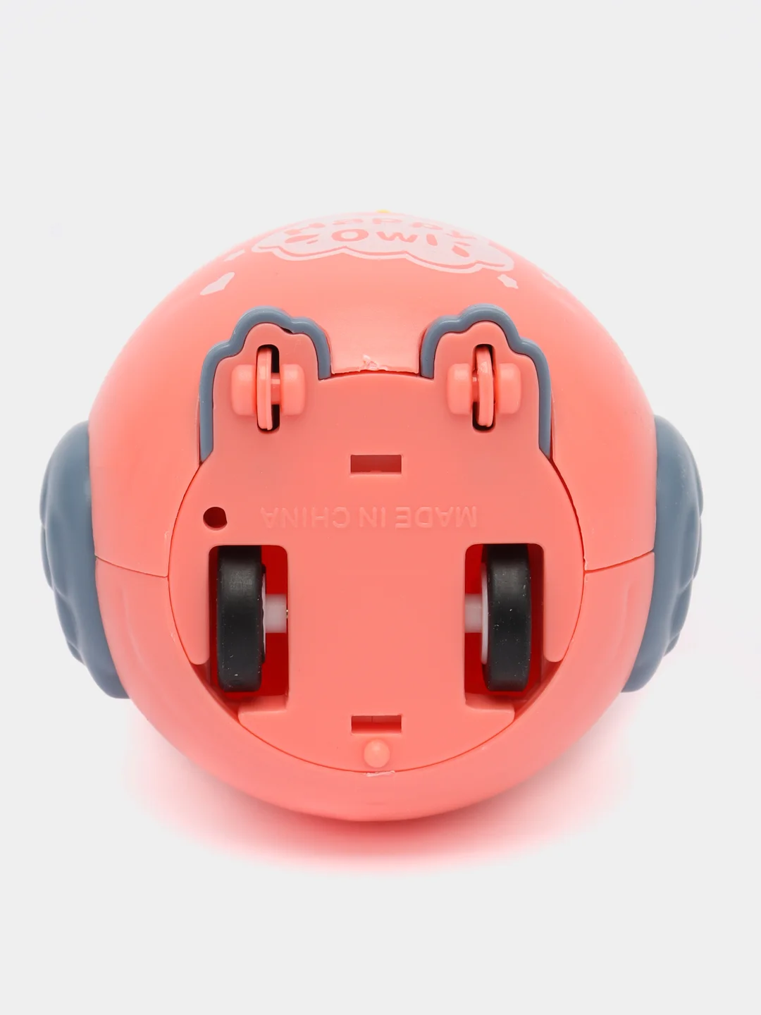 Кораллово-розовый сова детская развивающая заводная игрушка, инерционная
