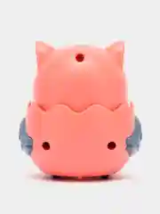 Кораллово-розовый сова детская развивающая заводная игрушка, инерционная