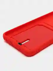 Красный чехол Honor 10 Lite Huawei P Smart 2019 (Хонор 10 Лайт), с карманом для карт