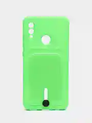 Лайм чехол Honor 10 Lite Huawei P Smart 2019 (Хонор 10 Лайт), с карманом для карт