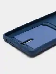 Синий чехол для Realme C55 (Реалми С55), с карманом для карт