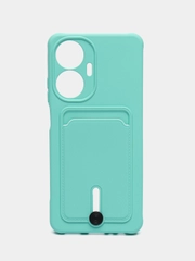 Чехол для Realme C55 (Реалми С55), с карманом для карт