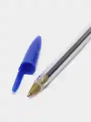 Ручка шариковая синяя Кристалл, d=0,7