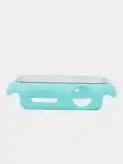 Бирюзовый бампер с защитным стеклом и ремешком для Apple Watch