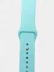 Бирюзовый бампер с защитным стеклом и ремешком для Apple Watch