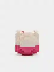 Пастельно-коралловый детский 3D конструктор, игрушка развивающая