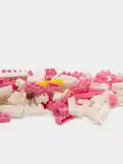 Пастельно-коралловый детский 3D конструктор, игрушка развивающая